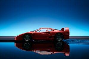 vehicle, Car, Ferrari, Ferrari F40, Reflection