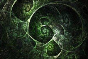 fractal, Green, Abstract