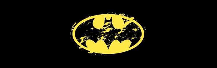 Batman, Batman Logo, Simple Background, Multiple Display HD Wallpaper Desktop Background