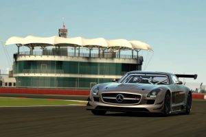 Mercedes Benz SLS AMG, Car, Race Tracks, Gran Turismo 6, Video Games