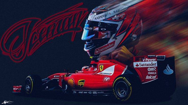 Kimi Raikkonen, Kimi, Raikkonen, Ferrari, Scuderia Ferrari, Formula 1, World Champion HD Wallpaper Desktop Background