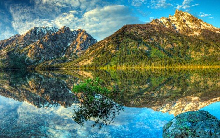 nature, Landscape, Lake, Reflection, Mountain HD Wallpaper Desktop Background