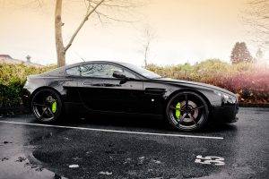 car, Vehicle, Black Cars, Side View, Aston Martin