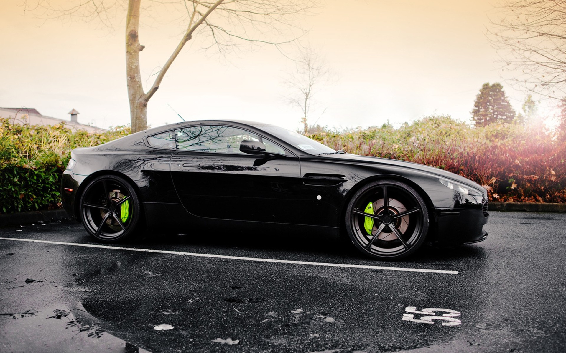 car, Vehicle, Black Cars, Side View, Aston Martin Wallpaper