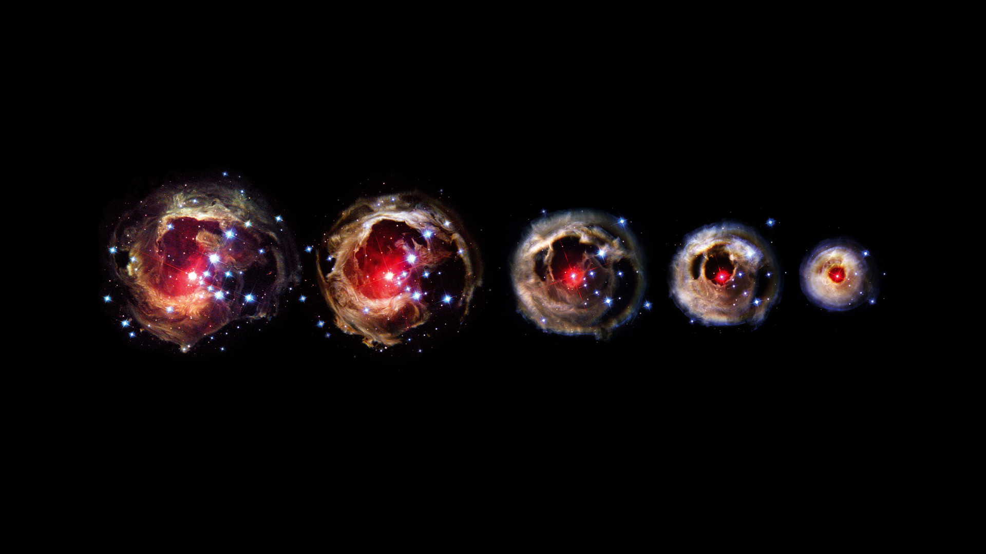 V838 Monocerotis, Space, Progression, Stars, Digital Art, Galaxy Wallpaper