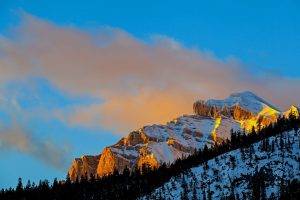 mountain, Winter, Snow, Landscape, Nature