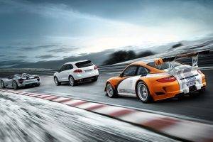 car, Vehicle, Porsche 911 GT3, Porsche Cayenne, Porsche 918 Spyder, Race Tracks