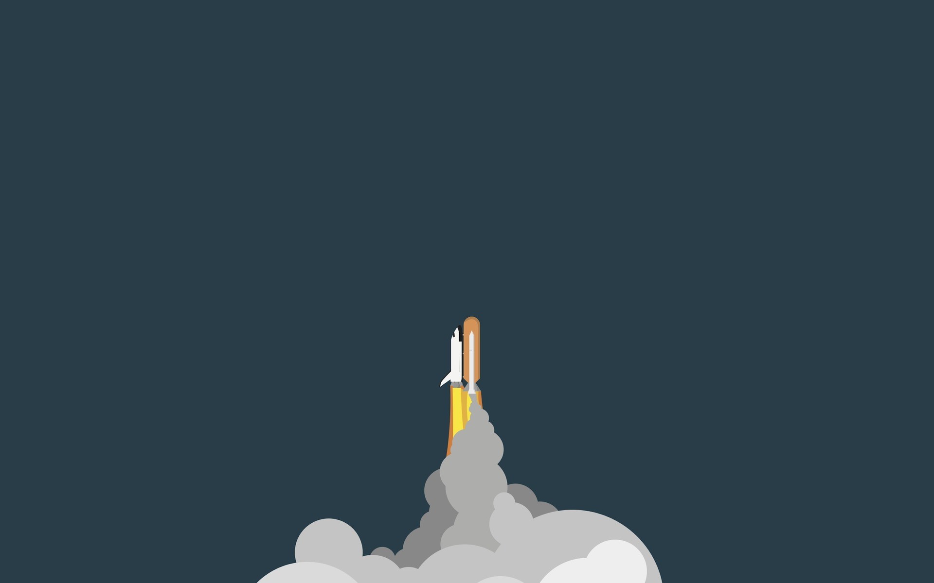 spaceship, Simple, Space Shuttle Wallpapers HD / Desktop and Mobile