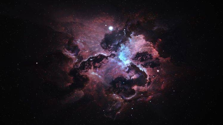 artwork, Digital Art, Space, Galaxy, Stars, Nebula HD Wallpaper Desktop Background