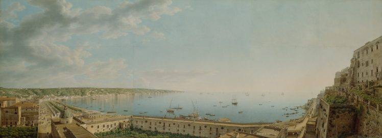 painting, Classic Art, Naples, Landscape, Coast HD Wallpaper Desktop Background