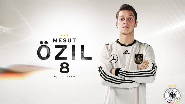 Mesut Ozil, Footballers, Germany, Arms Crossed HD Wallpaper Desktop Background