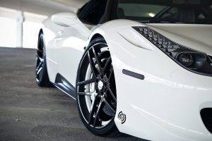 car, Ferrari 458 Italia, White Cars