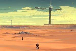 desert, Landscape, Science Fiction