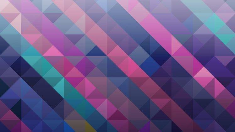 digital Art, Minimalism, Abstract, Pattern, Geometry, Triangle, Square, Colorful, Lines, Mosaic HD Wallpaper Desktop Background