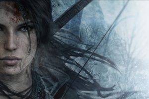 Lara Croft, Rise Of The Tomb Raider, Video Games, Face, Artwork, Concept Art, Bows, Eyes, Tomb Raider