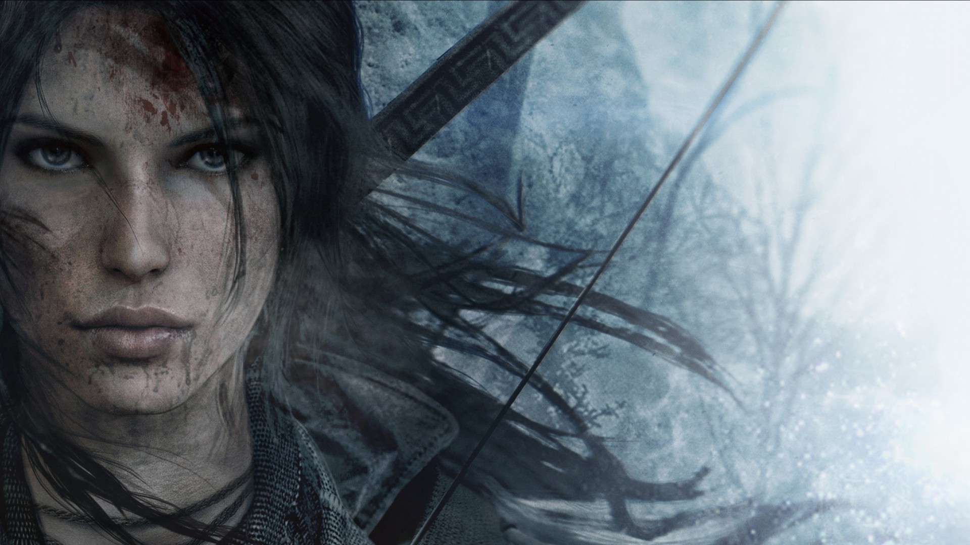 Lara Croft, Rise Of The Tomb Raider, Video Games, Face, Artwork, Concept Art, Bows, Eyes, Tomb Raider Wallpaper