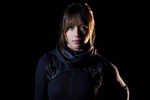 Chloe Bennet, Actress, Celebrity, Brunette, Agents Of S.H.I.E.L.D., TV, Simple Background, Marvel Comics
