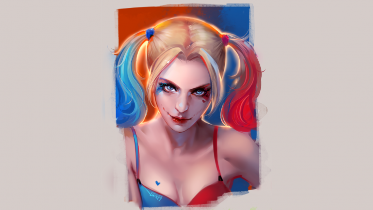 Harley Quinn, Artwork, Batman HD Wallpaper Desktop Background