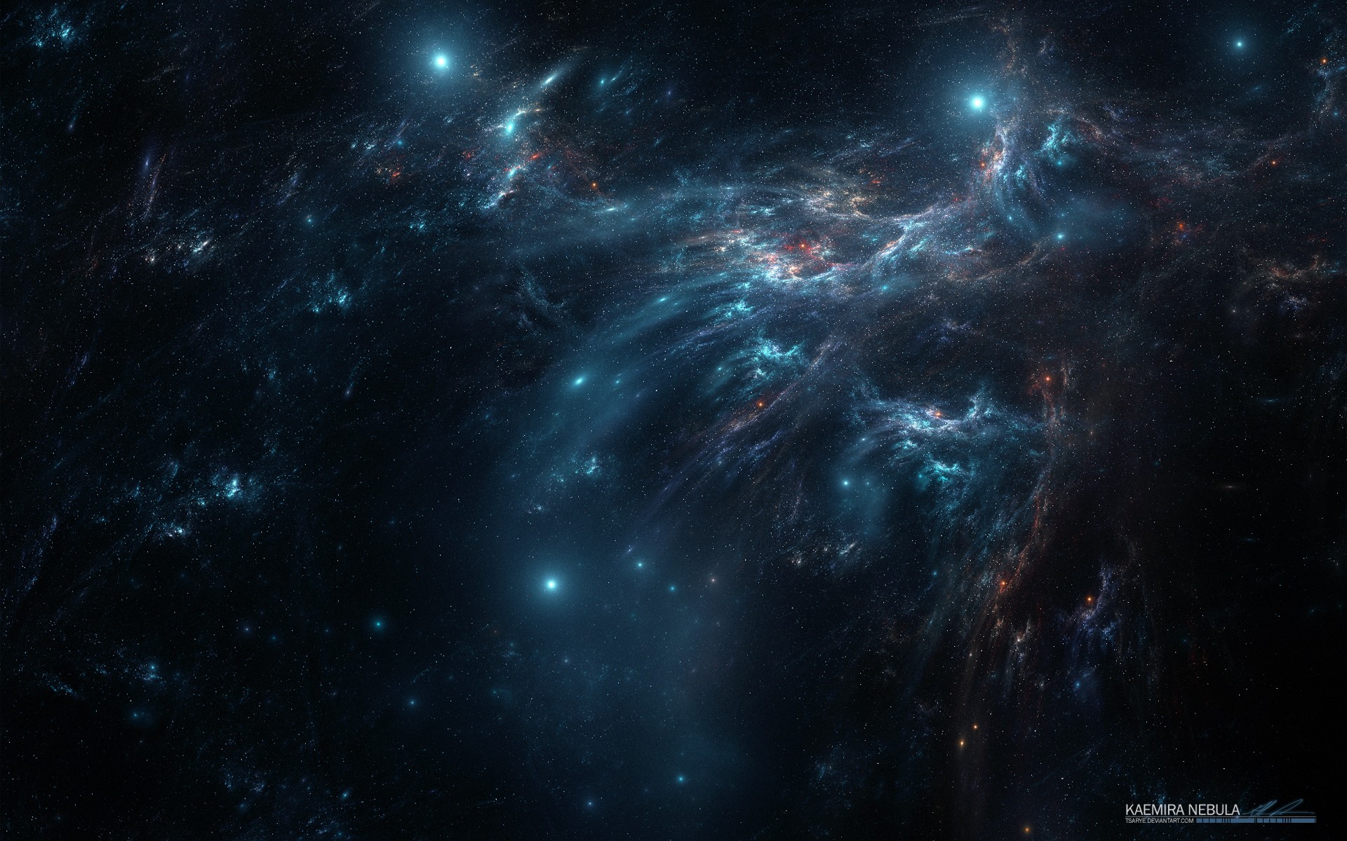 digital Art, Nebula, Universe Wallpaper