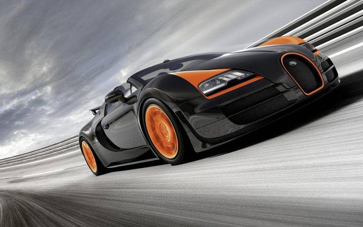 Bugatti Veyron Grand Sport Vitesse, Car, Race Tracks, Motion Blur HD Wallpaper Desktop Background