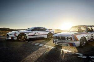BMW 3.0 CSL, Race Tracks, Car, Sunset, Concept Cars