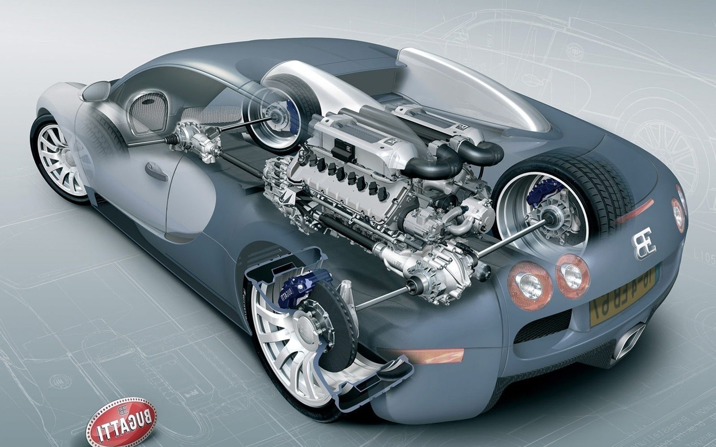 vehicle Car Sports Car Wheels Brakes Engines Bugatti