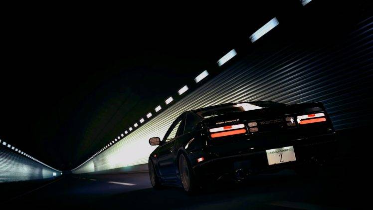 Nissan 300ZX, Video Games, Car, Gran Turismo 5, Road, Tunnel HD Wallpaper Desktop Background