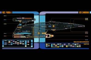 Star Trek, LCARS, Spaceship, Schematic