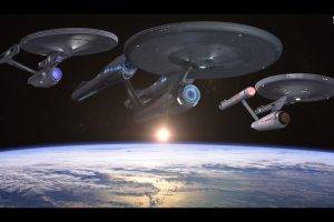 Star Trek, USS Enterprise (spaceship), Space, Earth