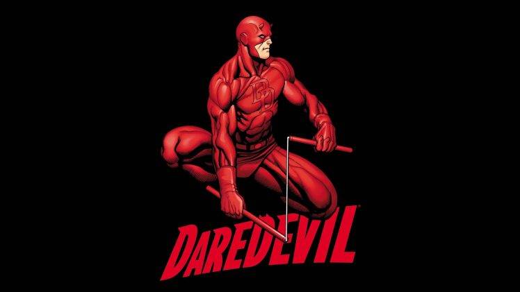 Daredevil, Marvel Comics, Superhero, Black Background, Comic Art, Mask, Costumes, Comics, Comic Books, Matt Murdock HD Wallpaper Desktop Background