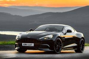 Aston Martin Vanquish, Car, Vehicle, Road