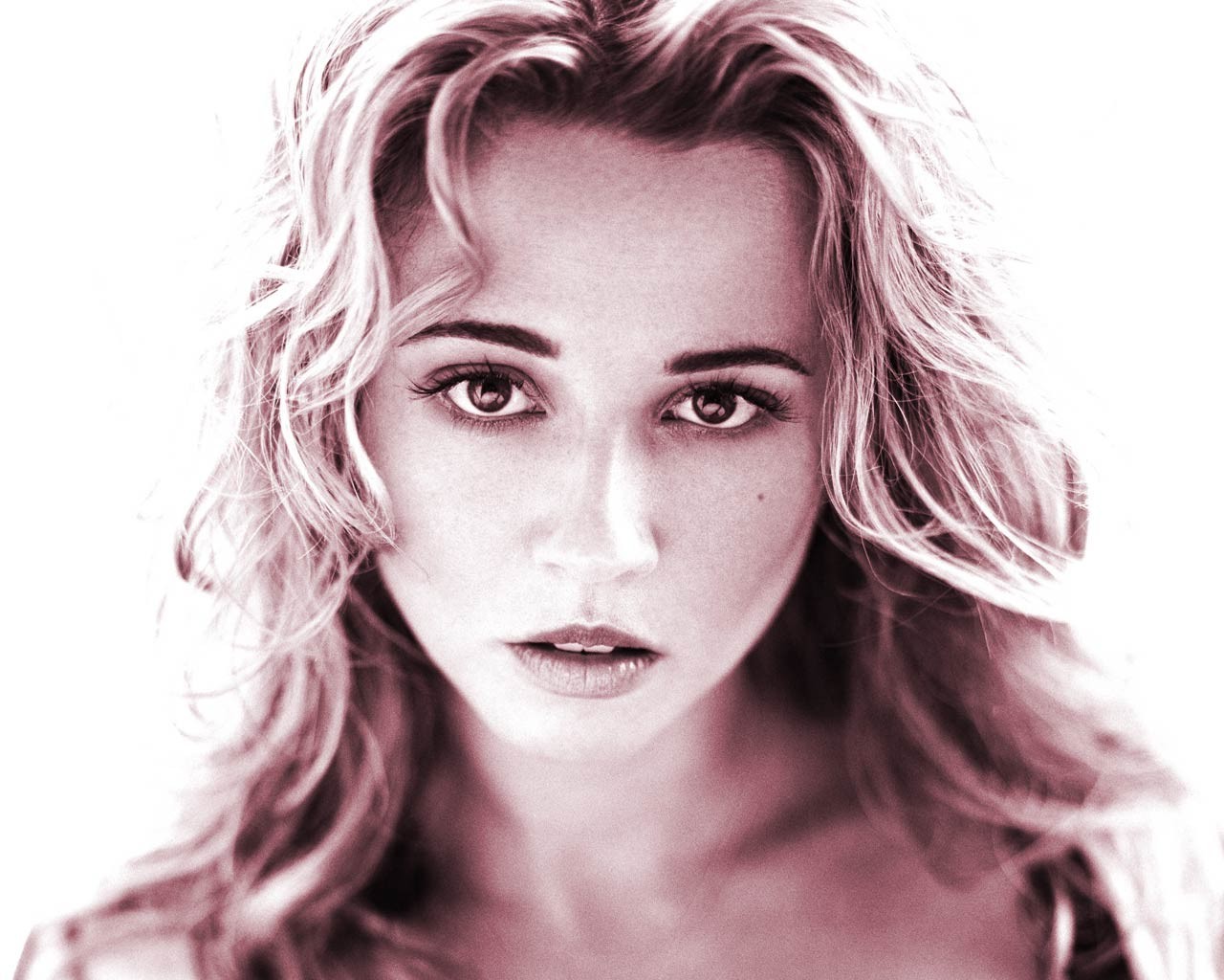 women, Face, Sepia Wallpaper