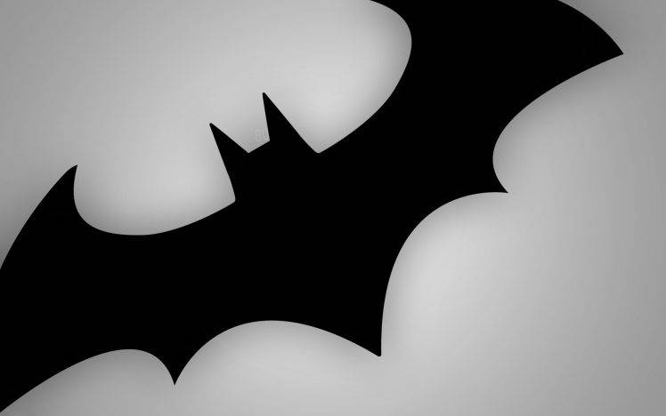 Batman Logo, Simple Background HD Wallpaper Desktop Background