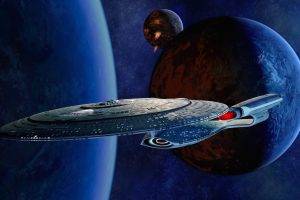 Star Trek, USS Enterprise (spaceship), Space, Planet