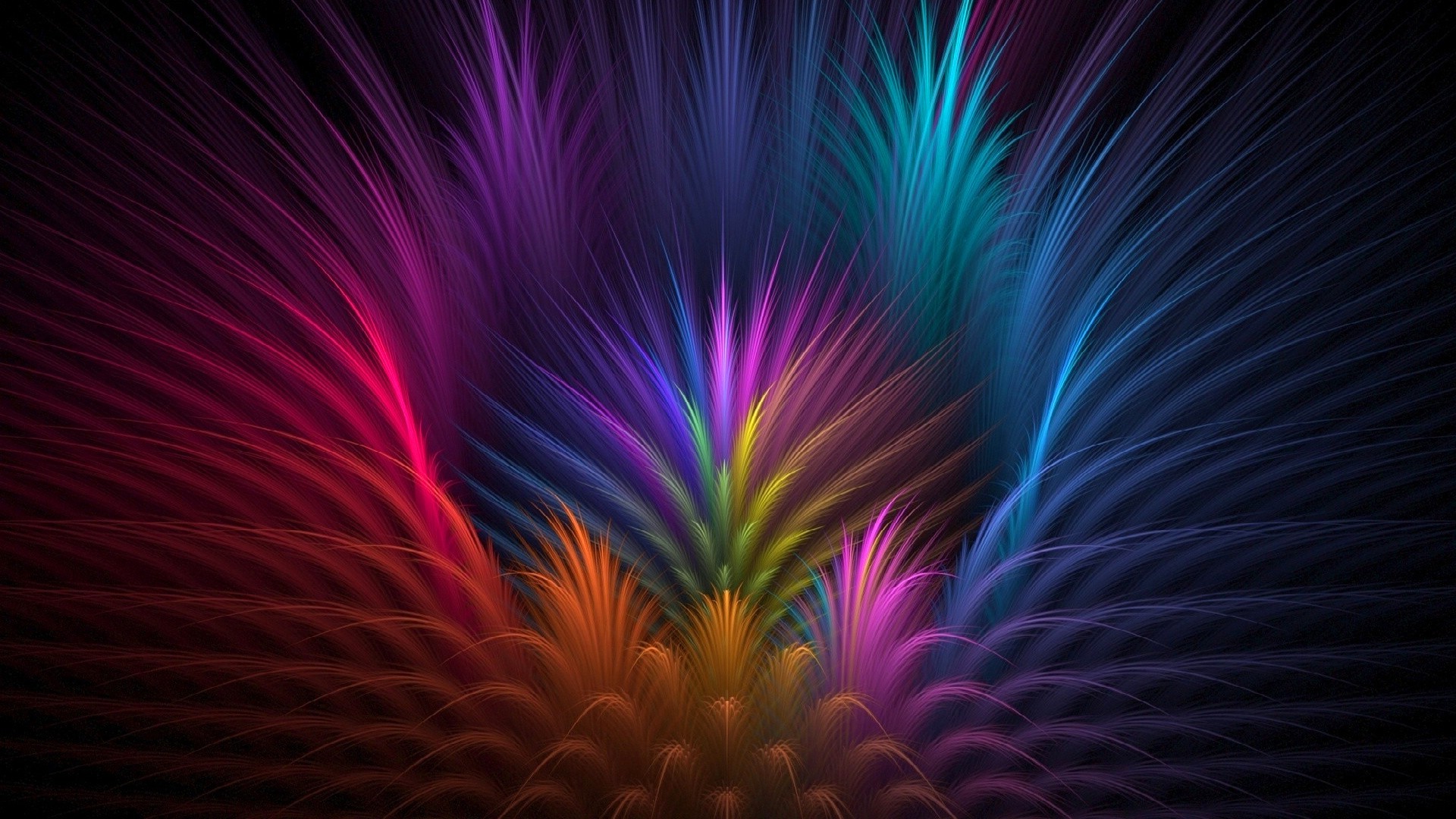 digital Art, Abstract, Colorful, CGI, Symmetry Wallpapers