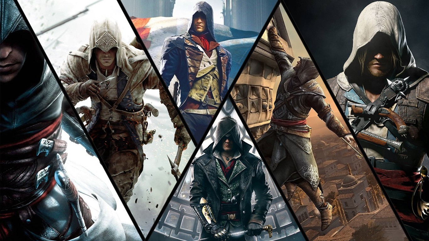 Assassins Creed, Video Games, Ezio Auditore Da Firenze, Arno Dorian, Altaïr Ibn LaAhad Wallpaper