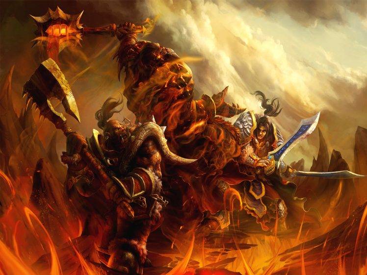 Warcraft, Garrosh Hellscream, World Of Warcraft HD Wallpaper Desktop Background