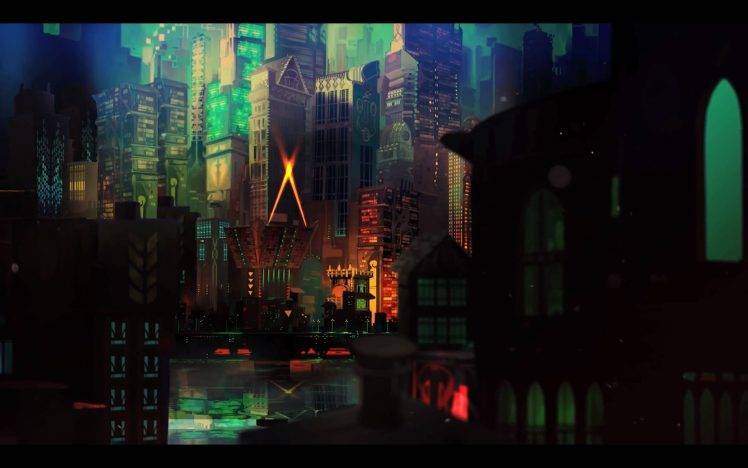 Transistor, Video Games, Cityscape HD Wallpaper Desktop Background