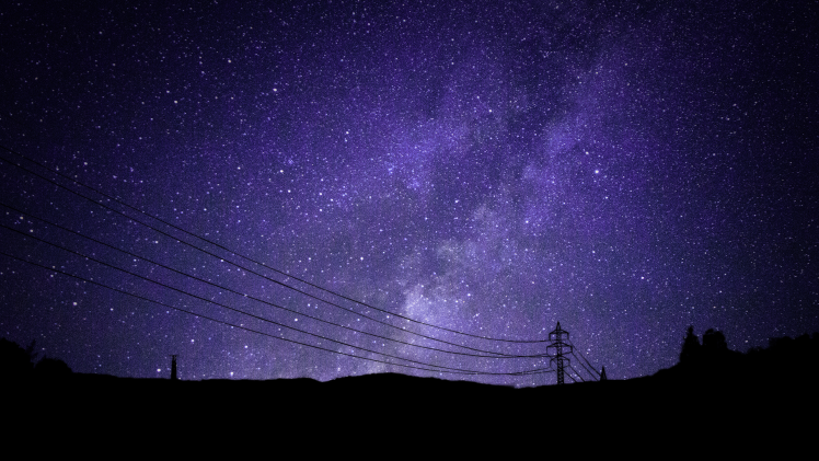 Blue Night Starry Sky With Glowing Stars Bright Glow Of Sky Stars And Milky  Way Galaxy 4k Natural Background Backdrop Stock Photo - Download Image Now  - iStock