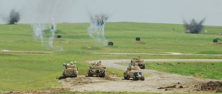 military, Tank, United States Army, M1 Abrams, Bradley Fighting Vehicle HD Wallpaper Desktop Background