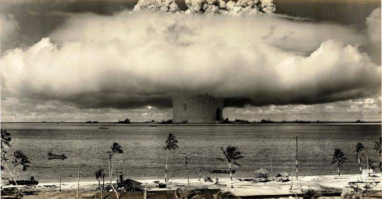 military, Atomic Bomb, Pacific Ocean HD Wallpaper Desktop Background