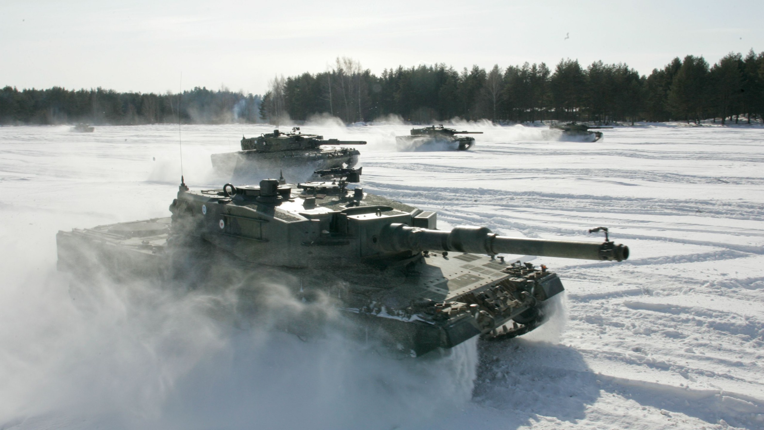 military, Tank, Finnish Army, Leopard 2 Wallpaper
