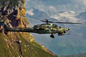 military, Helicopters, Mil Mi 28, Russian Air Force