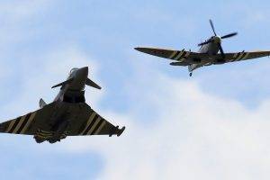 military, Military Aircraft, Jet Fighter, Supermarine Spitfire, Royal Airforce, D Day, Eurofighter Typhoon