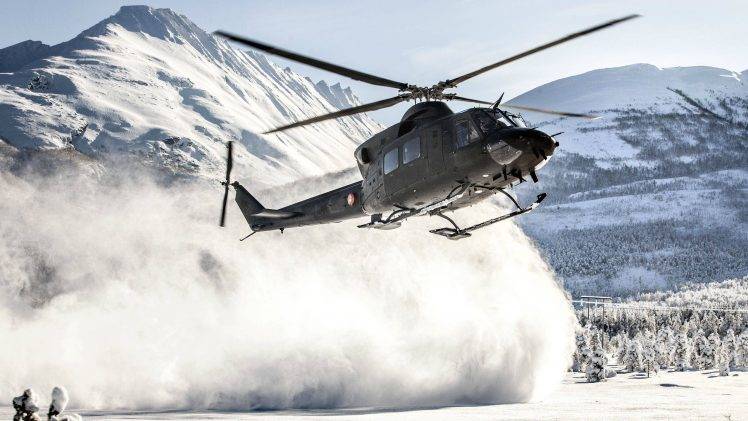 military, Military Aircraft, Helicopters, Bell 412, Norway HD Wallpaper Desktop Background