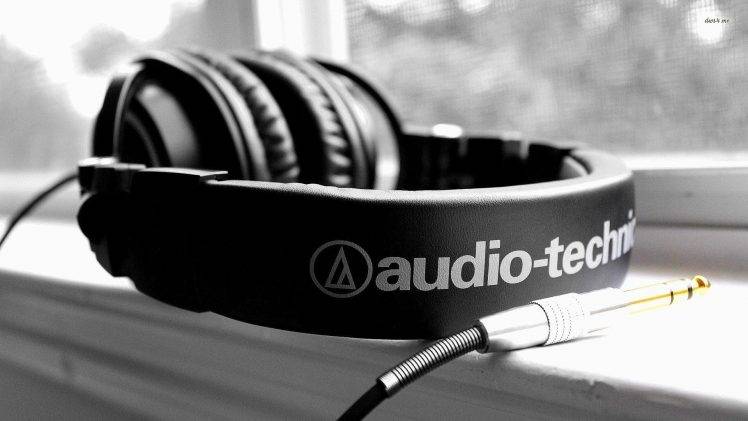 headphones, Audio technica HD Wallpaper Desktop Background