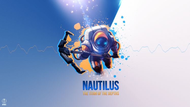 League Of Legends, Support, Nautilus HD Wallpaper Desktop Background