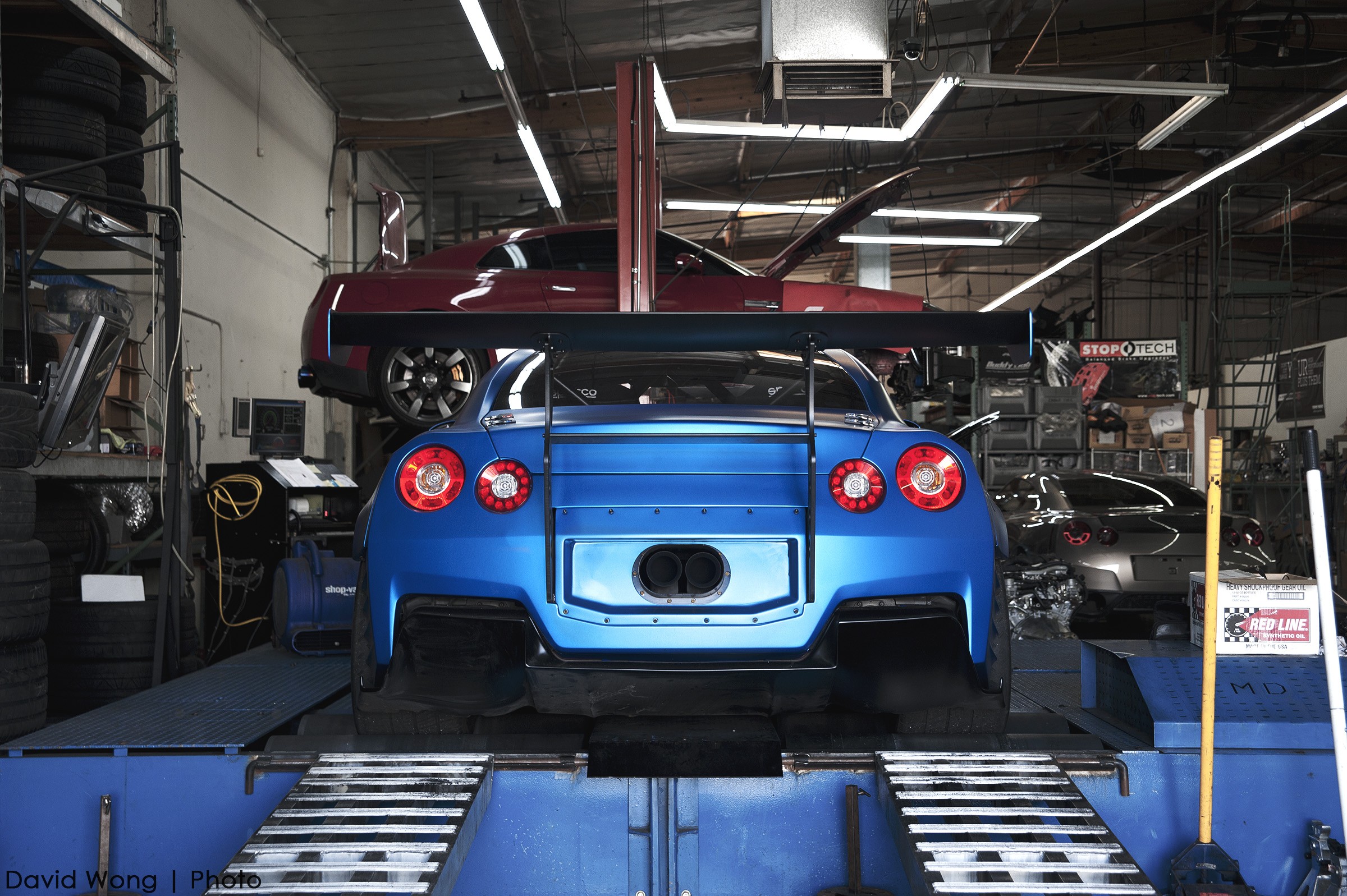 Nissan GT R, Car, Blue Cars Wallpaper