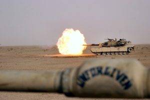 military, Tank, Weapon, Shooting, Fire, Explosion, Desert, M1 Abrams