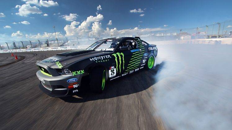 Ford Mustang, Monster Energy, Drift HD Wallpaper Desktop Background